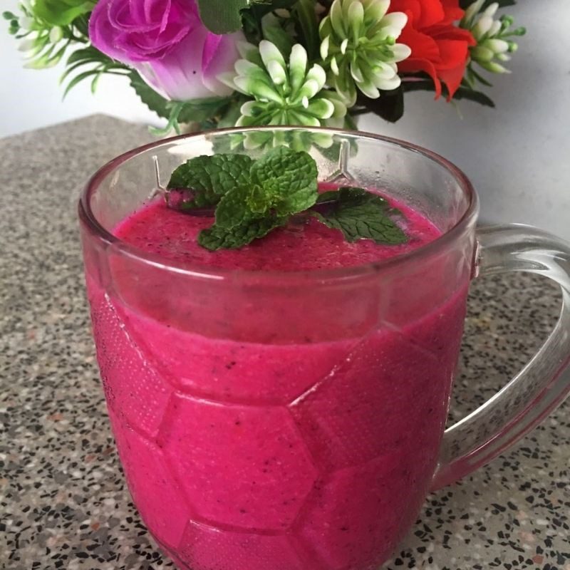 Step 3 Final Product Dragon Fruit Jackfruit Smoothie