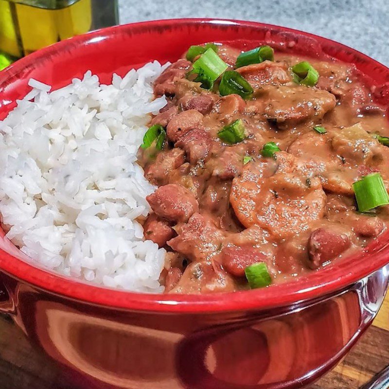 Step 6 Final product American red bean rice