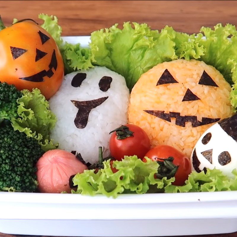 Step 6 Final product Halloween bento