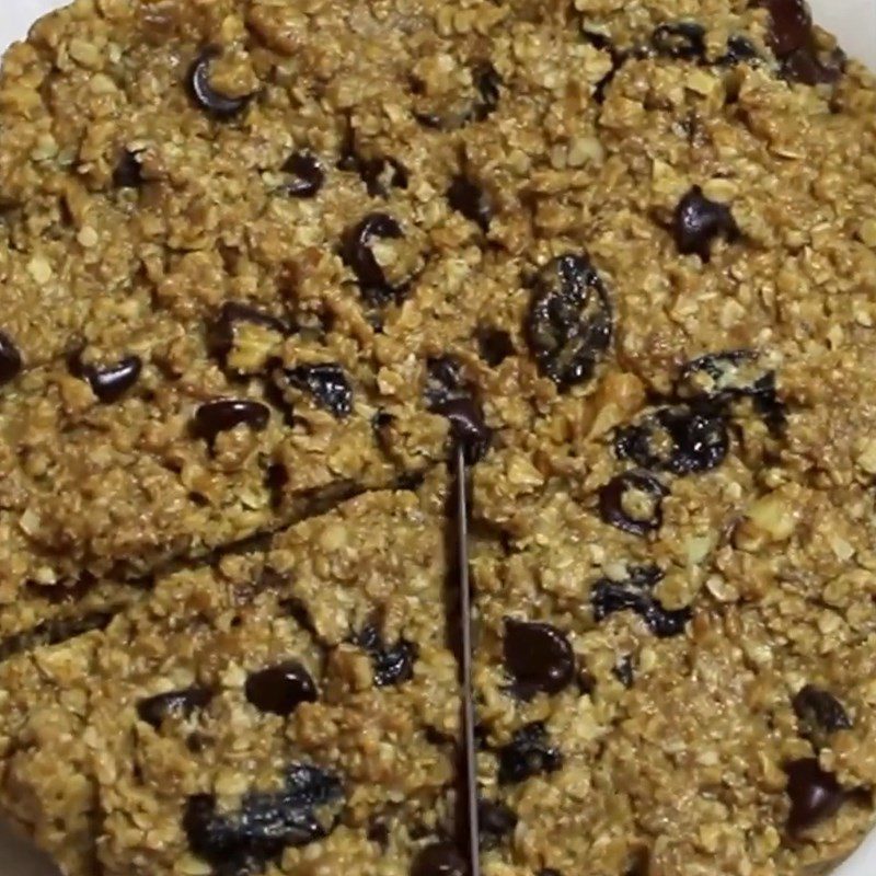 Step 4 Finished Product Chocolate oatmeal cookies made in a rice cooker