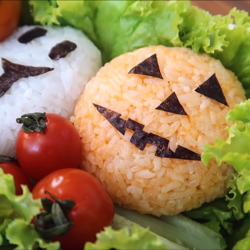 Step 6 Final product Halloween bento