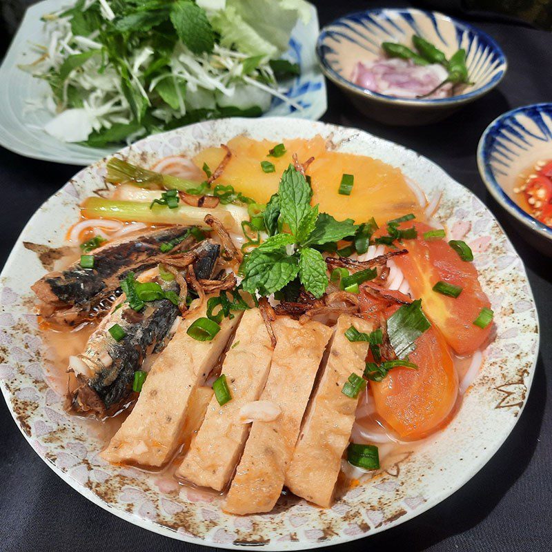 Step 4 Final Product Canned mackerel noodle fish cake