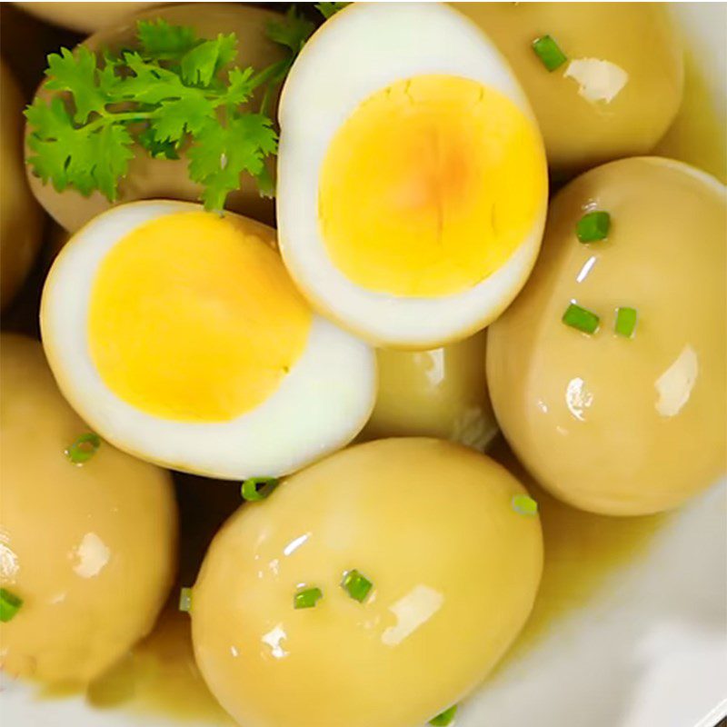 Step 3 Final Product Braised eggs with soy sauce (xì dầu)