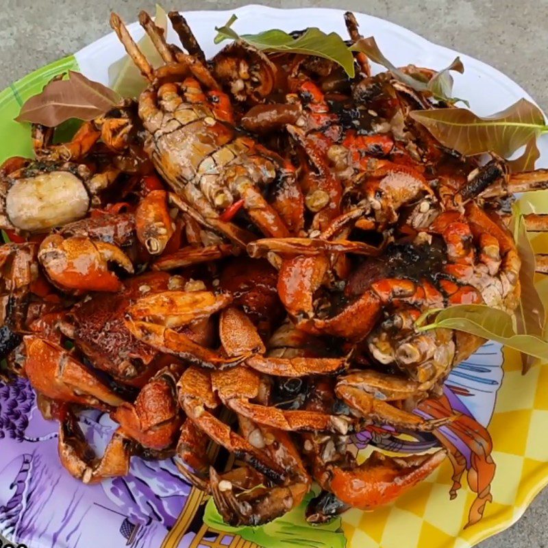 Step 5 Final product Fried crab with tamarind