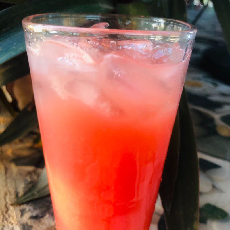 Step 4 Final product Watermelon Guava Juice