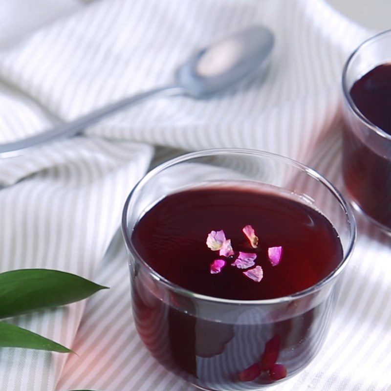 Step 4 Final Product Dry Rose Tea Jelly