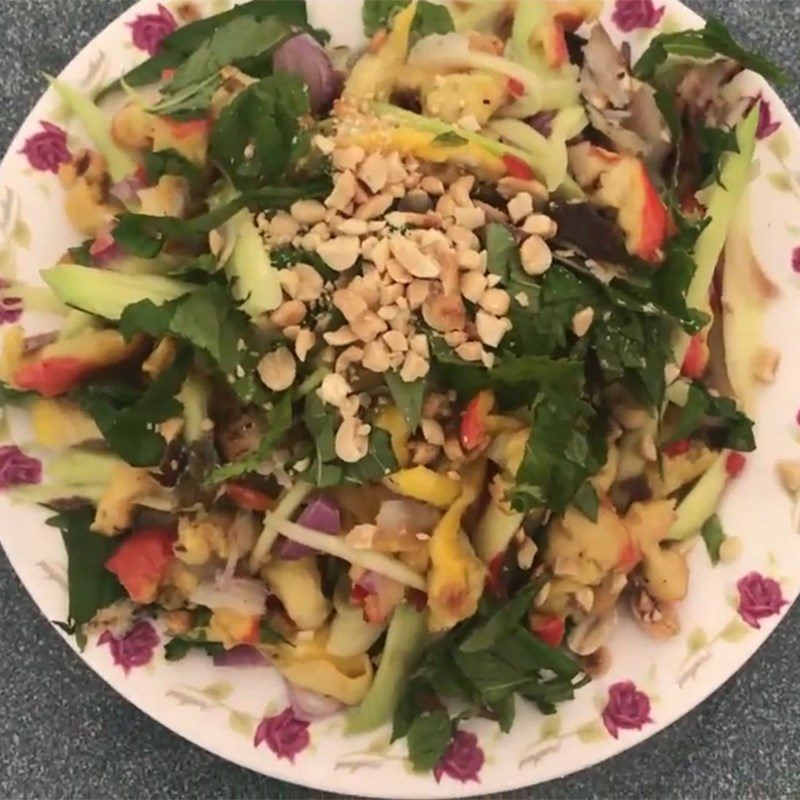 Step 6 Final Product Cashew Fruit Salad with Dried Fish