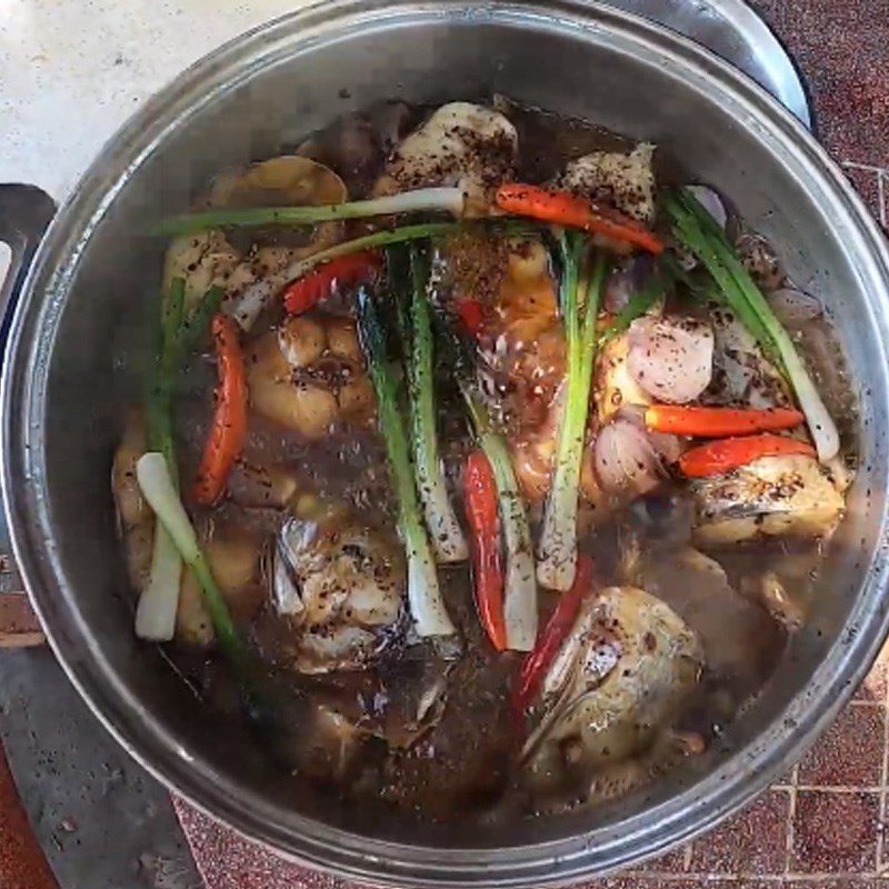 Step 4 Final Product Fish stew with pepper