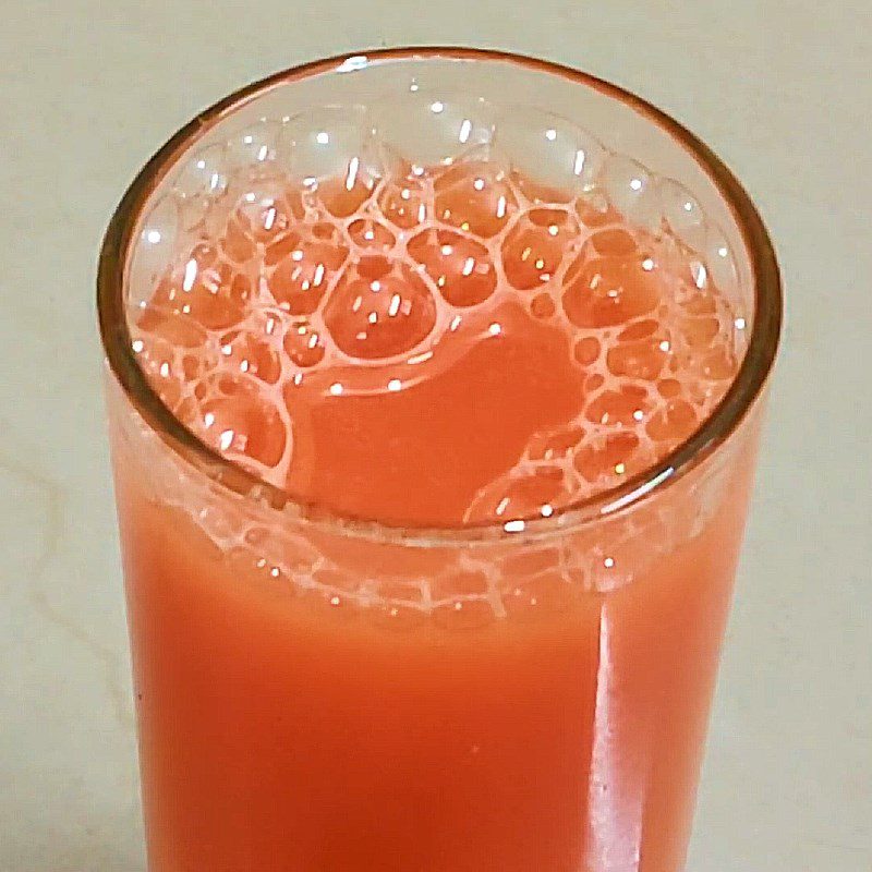 Step 3 Finished Product Carrot Tomato Juice