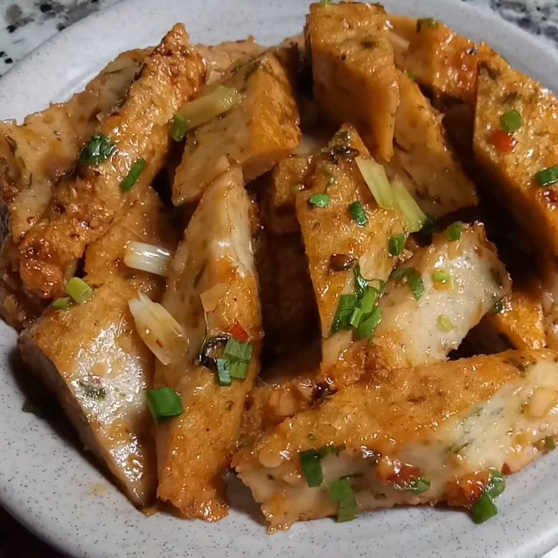 Step 6 Final Product Deep-fried Fish Cake in Fish Sauce