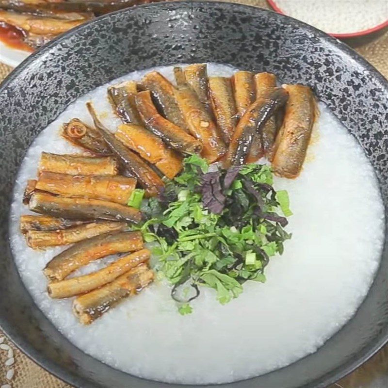 Step 5 Final product Eel porridge