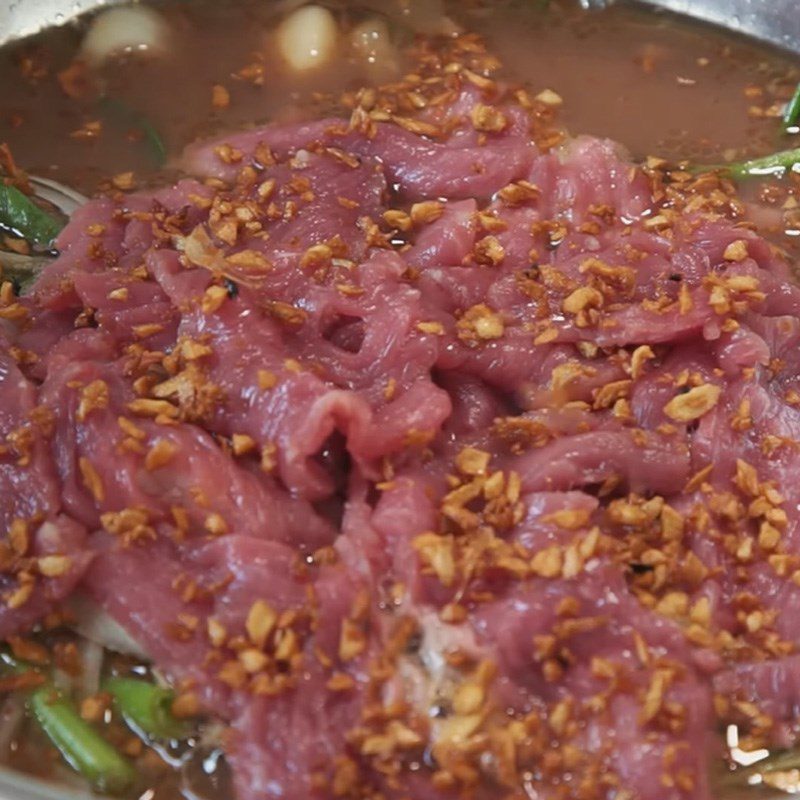 Step 3 Final Product Hotpot Beef with Shrimp Paste