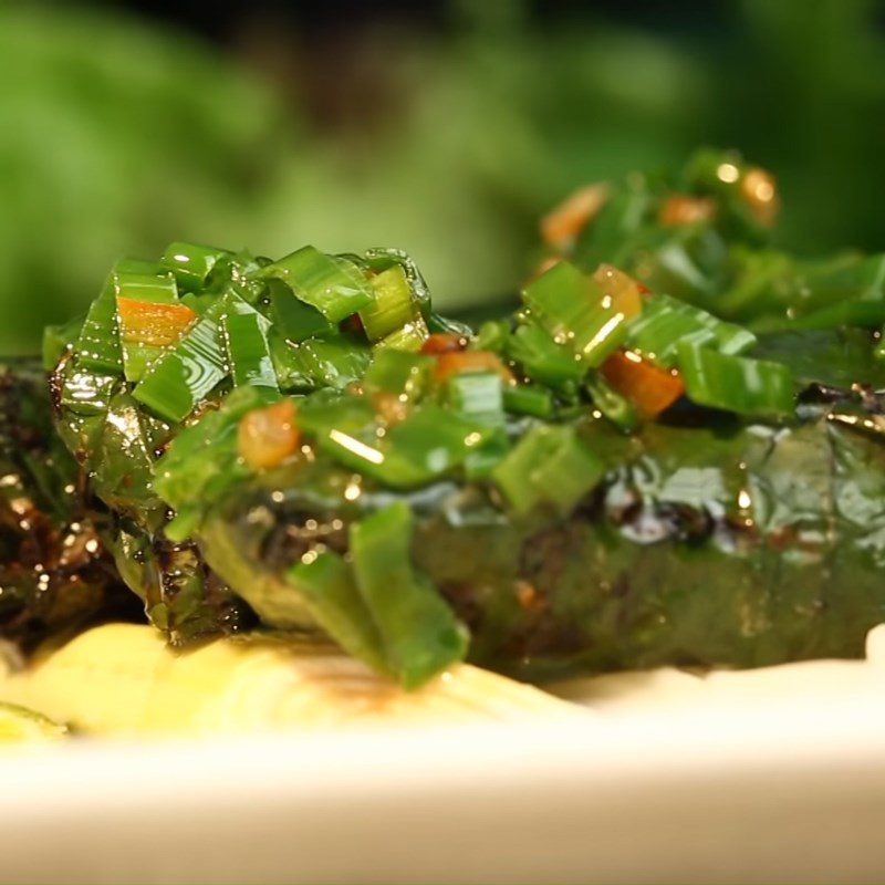 Step 4 Final Product Grilled Fish with Betel Leaves