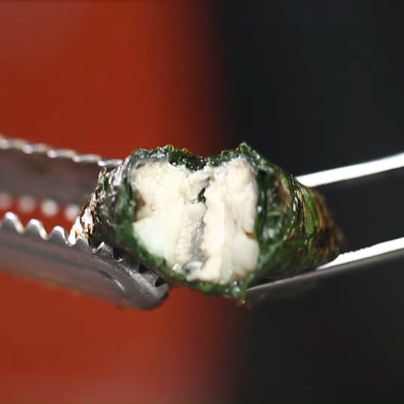 Step 4 Final Product Grilled Fish with Betel Leaves