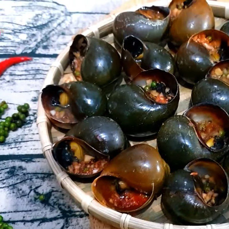 Step 5 Final Product Grilled Snails with Green Pepper