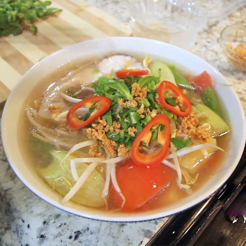 Step 5 Final Product Sour Soup with Striped Catfish