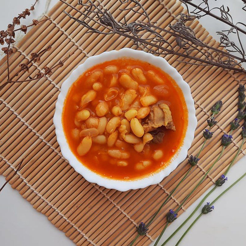 Step 4 Final Product Lamb stew with white beans in tomato sauce