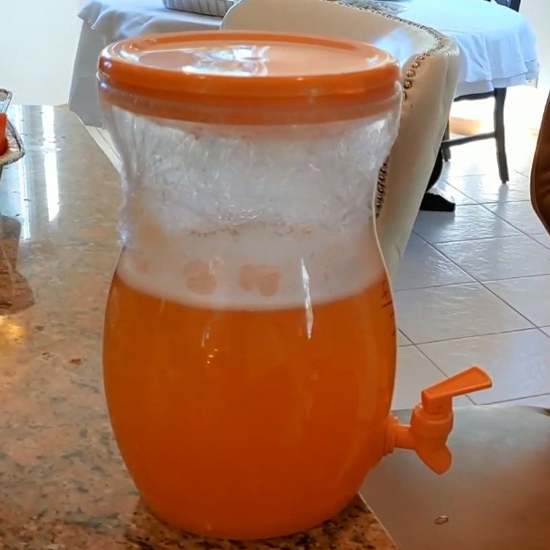 Step 4 Final product Cooked apricot juice