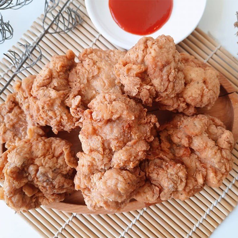 Step 4 Final Product How to make crispy fried chicken non-spicy version