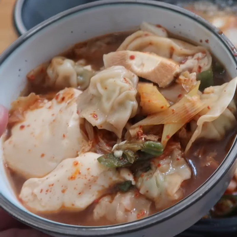 Step 5 Final Product Korean dumpling hot pot