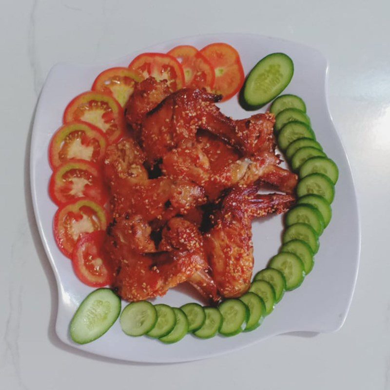 Step 4 Final Product Grilled chicken wings with salt and chili using an air fryer