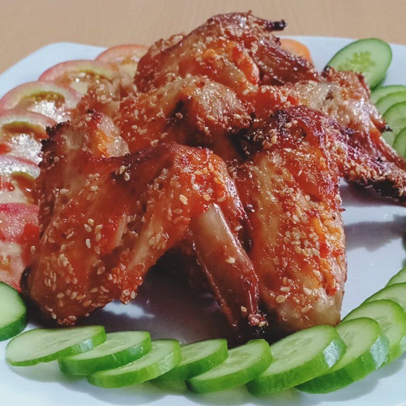 Step 4 Final Product Grilled chicken wings with salt and chili using an air fryer