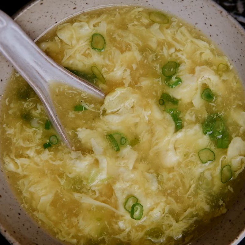 Step 4 Final Product Egg Soup