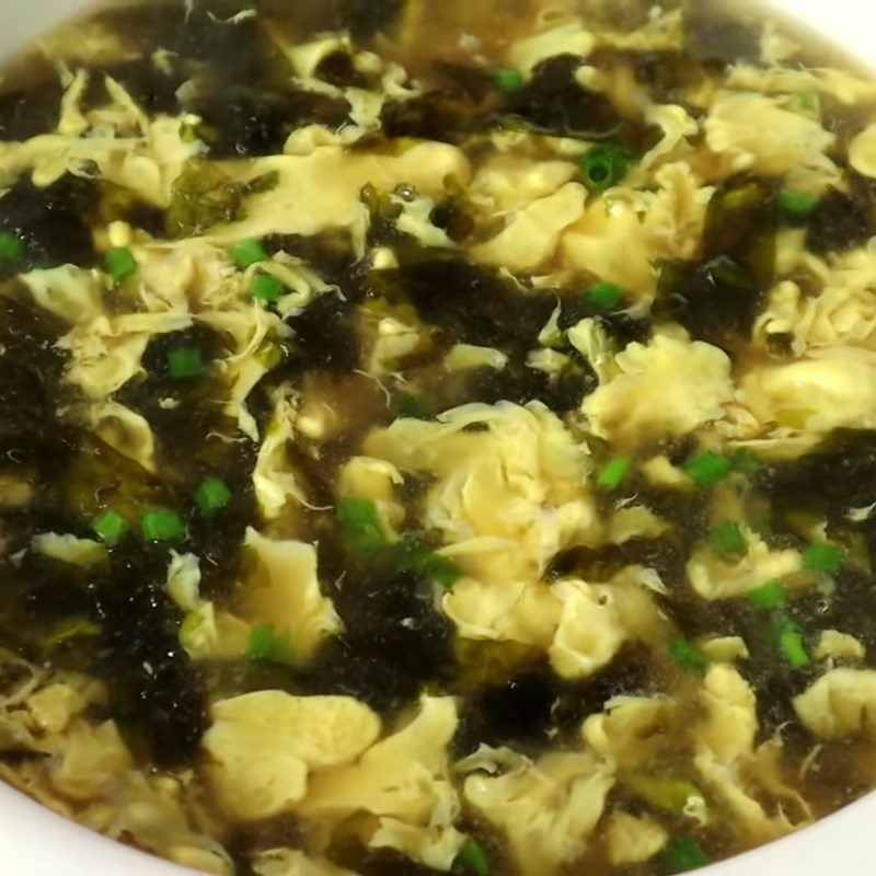 Step 3 Final Product Seaweed Egg Soup