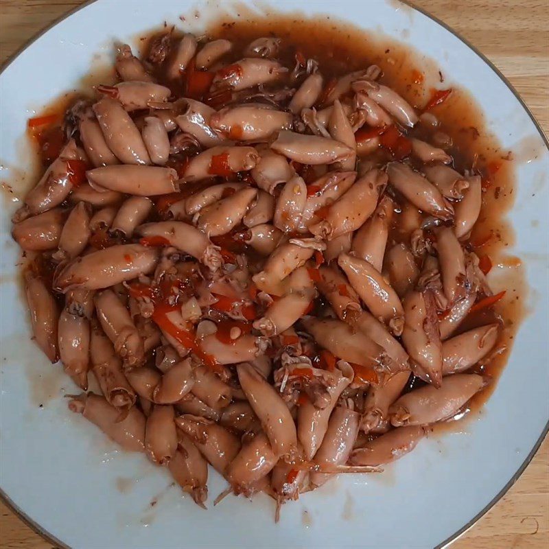 Step 4 Final product Tamarind squid