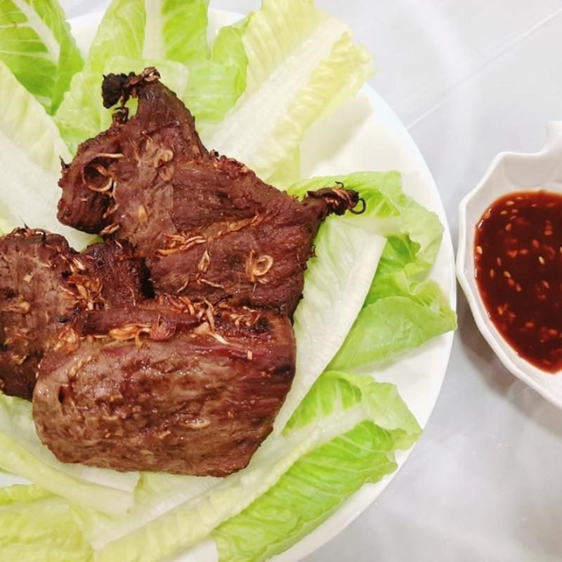 Step 5 Final product of grilled beef with five spices using a glass grill