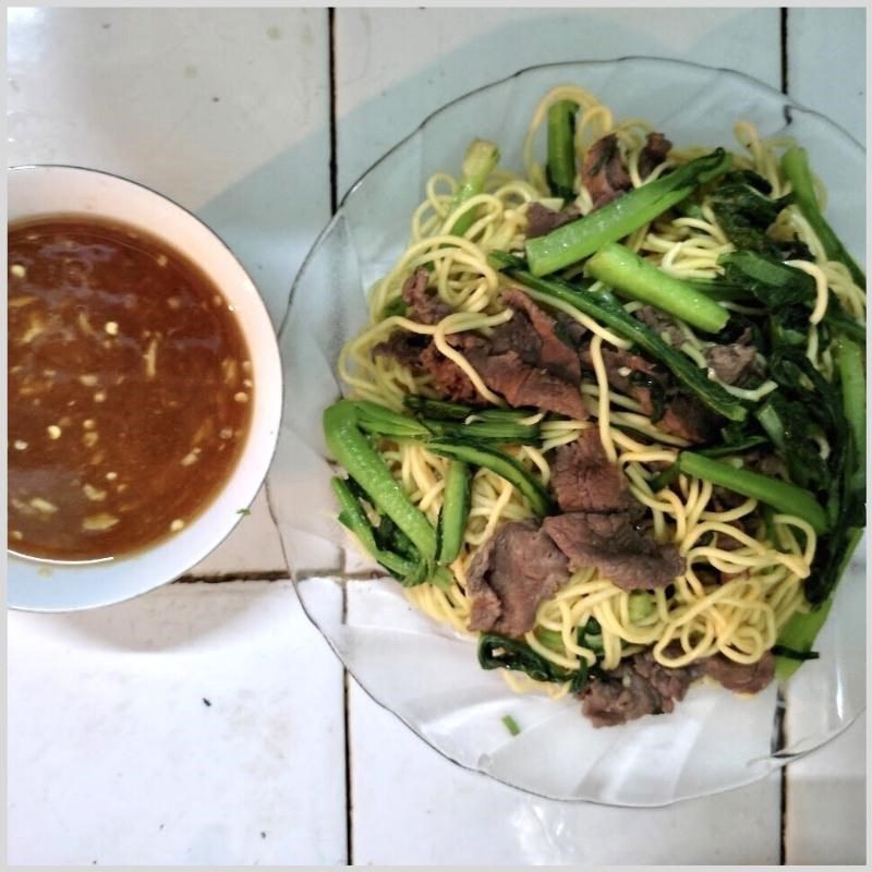 Step 5 Final Product Stir-fried Egg Noodles with Beef