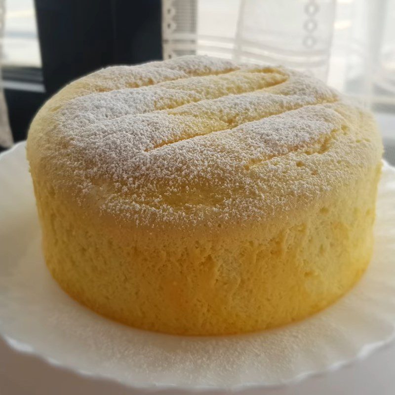 Step 6 Final product Steamed milk sponge cake