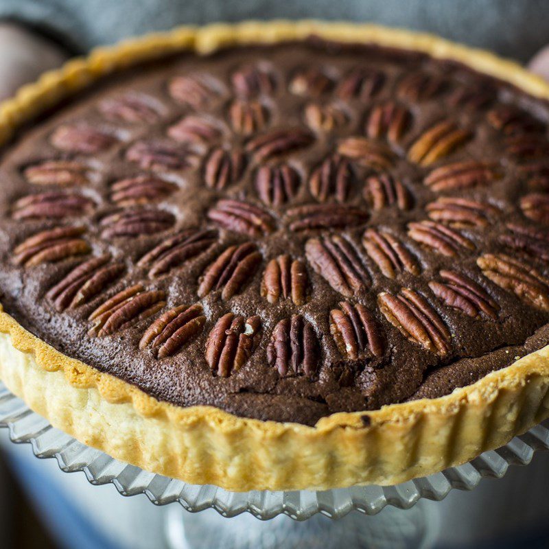 Step 5 Final product Chocolate pecan pie