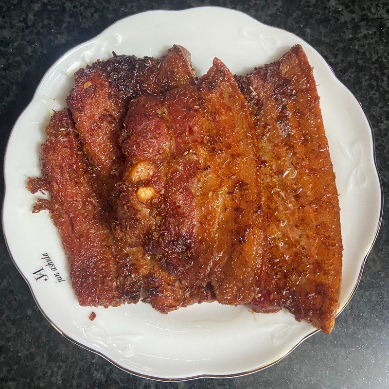 Step 4 Finished Product Fried Pork Belly with Lemongrass and Chili using an Air Fryer