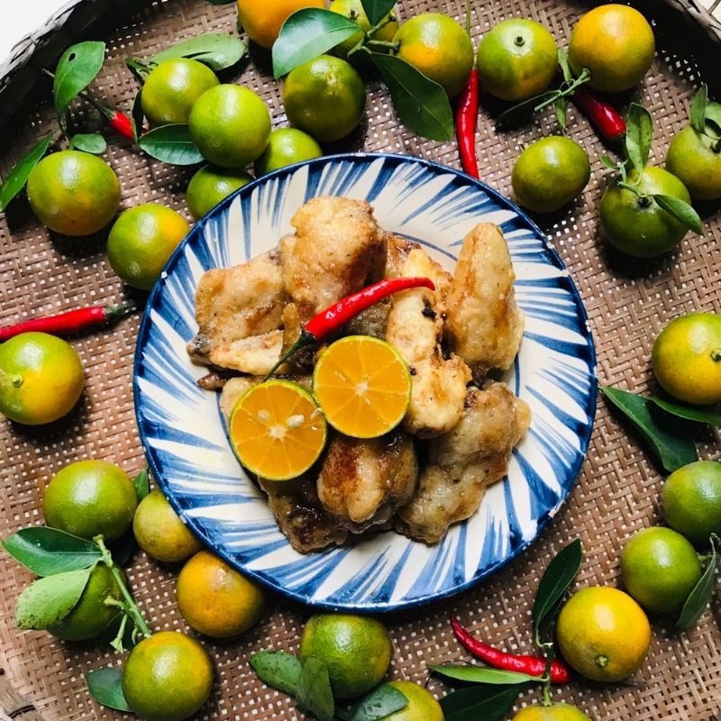 Step 6 Final product Fried chicken wings with sweet and sour sauce