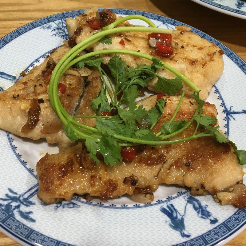 Step 3 Final Product Fried basa fish fillet with fish sauce