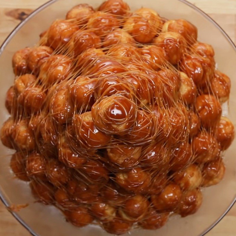 Step 8 Final Product Croquembouche Cake