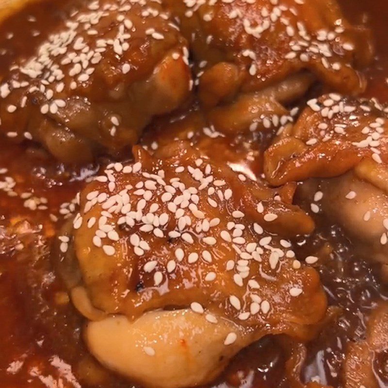 Step 3 Finished product Salty chicken (Recipe shared from TikTok Let's cook with TasteVN)