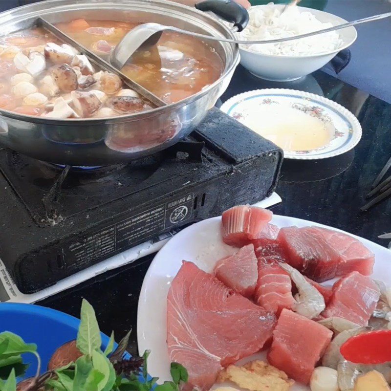 Step 5 Final Product Ocean Tuna Hot Pot