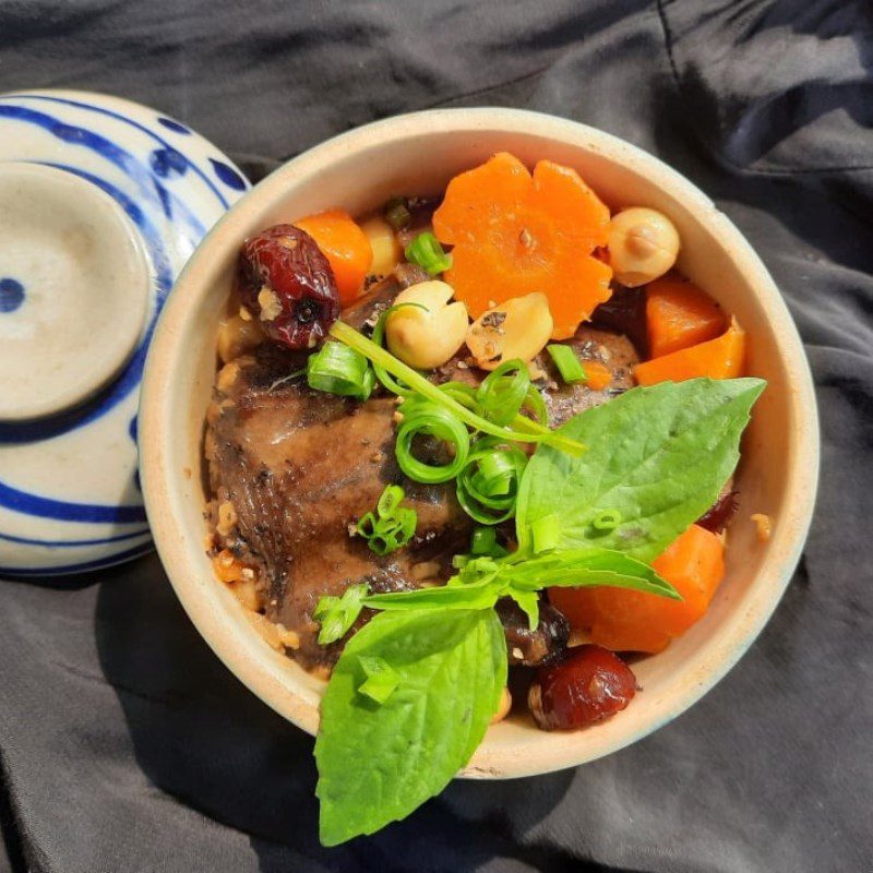 Step 3 Finished Product Stewed Pigeon with Lotus Seeds