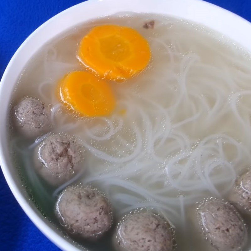 Step 7 Finished Product Beef Ball Noodle Soup