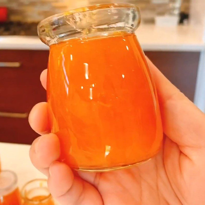 Step 3 Final product Apricot jam for spreading on bread