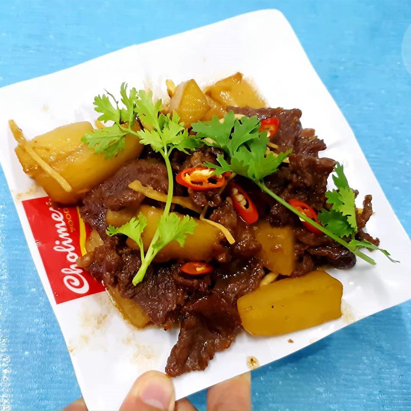 Step 5 Final Product Braised Beef with White Radish