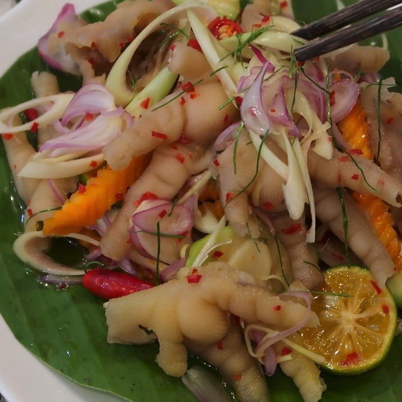 Step 6 Final Product Marinated Chicken Feet