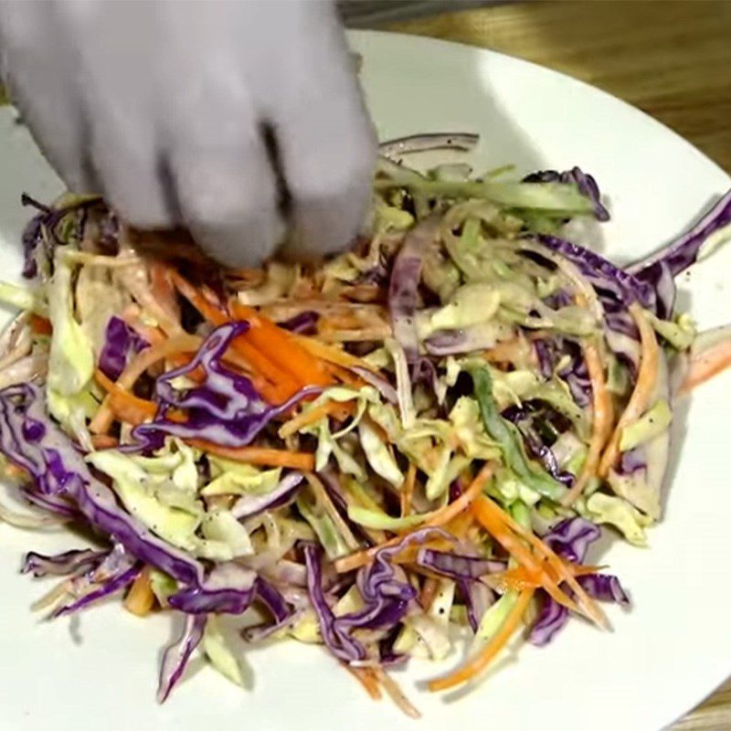 Step 4 Finished Product Purple Cabbage Salad