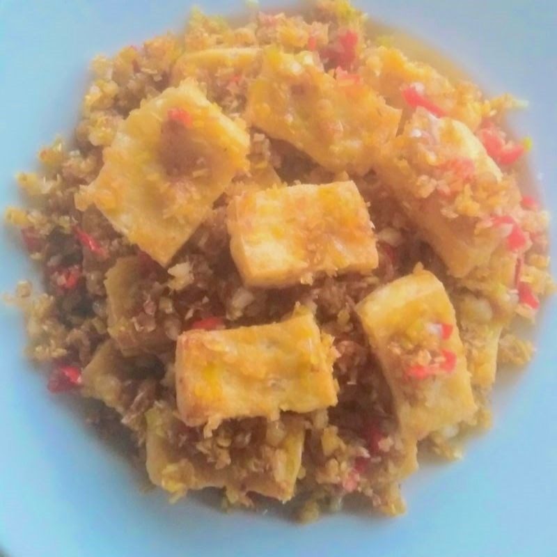 Step 4 Final Product Fried Tofu with Lemongrass and Chili (Recipe shared by users)