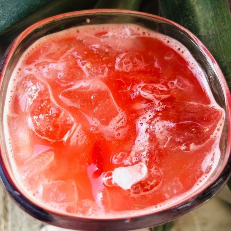 Step 4 Final product Aloe vera watermelon juice