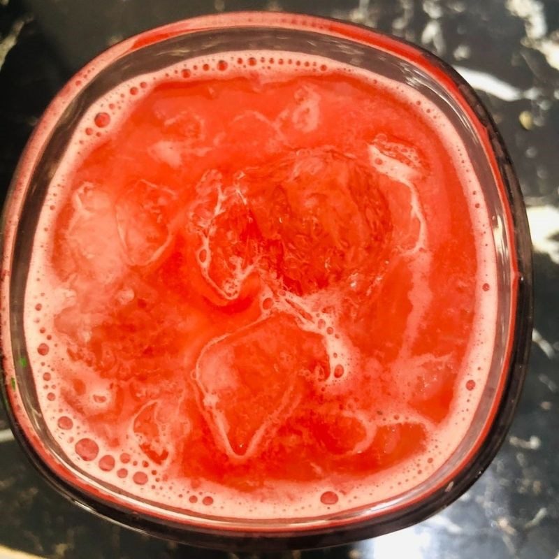 Step 4 Final product Aloe vera watermelon juice
