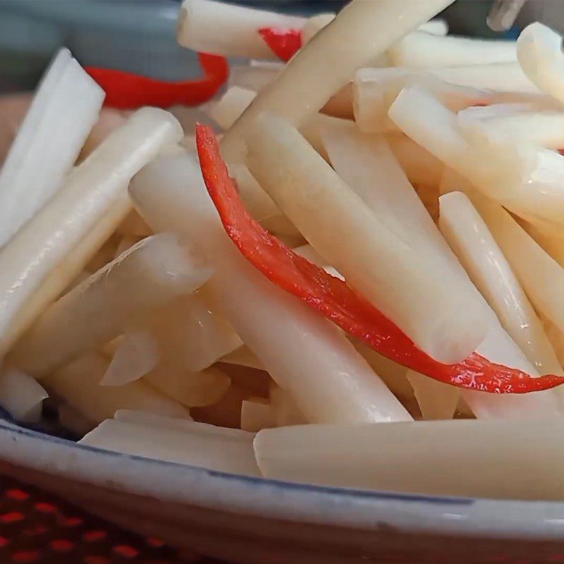 Step 5 Final Product Pickled Lotus Stem