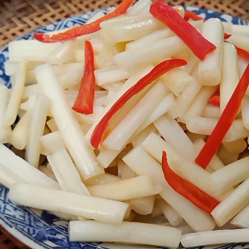 Step 5 Final Product Pickled Lotus Stem